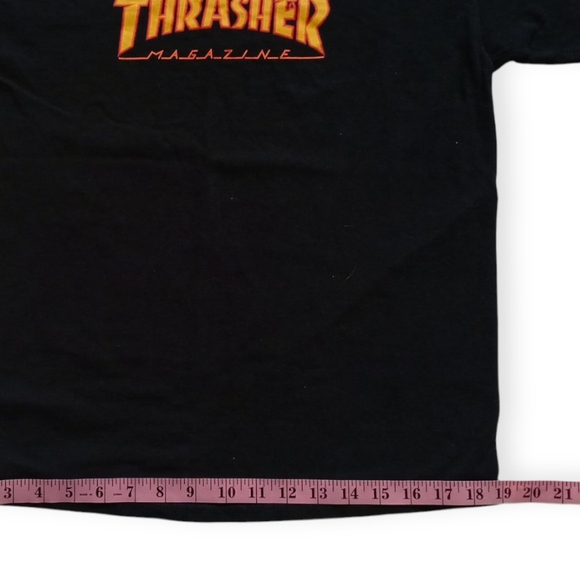 TRASHER MAGAZINE SAN FRANCISCO YOUTH  BLACK T-SHIRT. SIZE L - Picture 9 of 15
